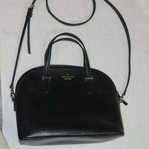 Kate Spade Black Satchel with Crossbody Strap